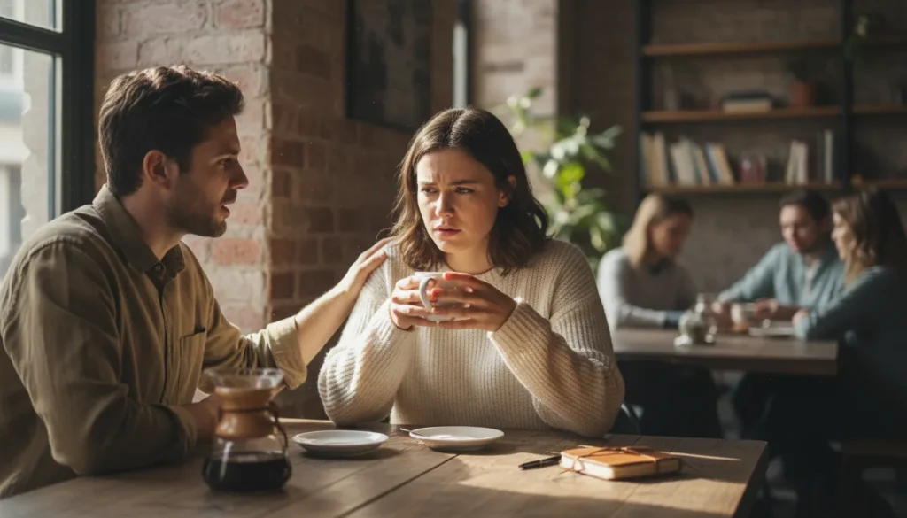Couple having an honest conversation about their future